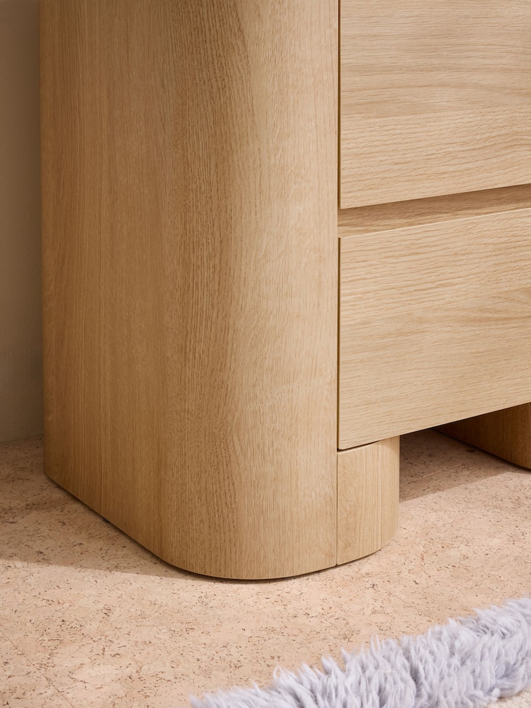 MADE.COM Oak Kain Bedside Table - Image 2 of 5