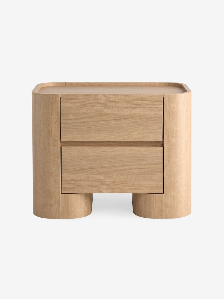 MADE.COM Oak Kain Bedside Table - Image 5 of 5 MADE.COM Oak Kain Bedside Table - Image 5 of 5