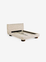 MADE.COM Natural Sand Clyde Abstract Weave Jude Bed - Image 4 of 5