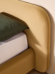 MADE.COM Velvet Soft Caramel Hanson Ottoman Storage Bed - Image 2 of 5