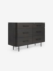 MADE.COM Dark Oak Effect Zeke Wide Chest of Drawer - Image 2 of 2