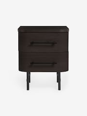 MADE.COM Dark Oak Effect Zeke Bedside Table - Image 5 of 5