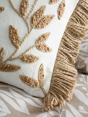 Catherine Lansfield Tufted Sorrel Leaf Cotton Cushion - Изображение 2 из 2