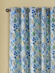 Catherine Lansfield Tilly Floral Fully Reversible Eyelet Curtains - Imagen 1 de 4
