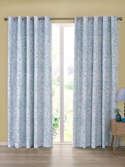 Catherine Lansfield Tilly Floral Fully Reversible Eyelet Curtains - Imagen 3 de 4