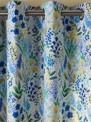 Catherine Lansfield Tilly Floral Fully Reversible Eyelet Curtains - Imagen 4 de 4
