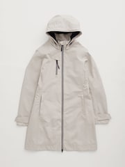Seasalt Cornwall Natural Petite Coverack Waterproof Coat - Image 7 of 8