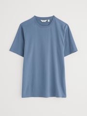 Seasalt Cornwall Blue Mens 100% Cotton Merthen T-Shirt - Image 4 of 5