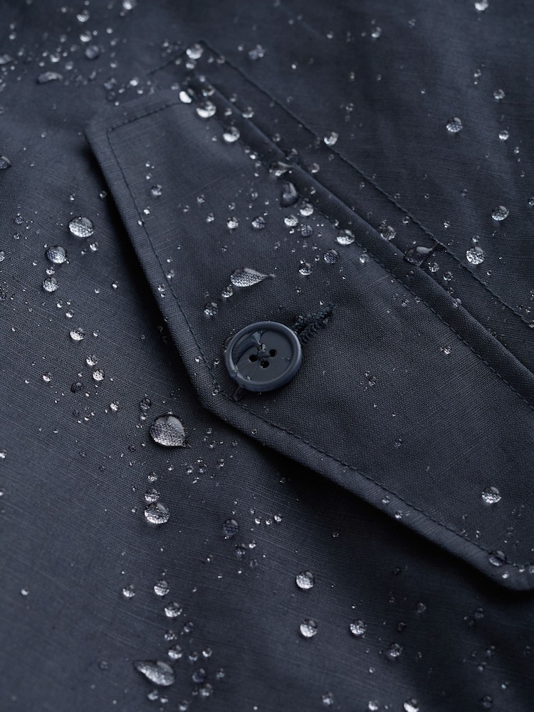 Seasalt Cornwall Blue Petite Seafaring Waterproof Coat - Image 5 of 5