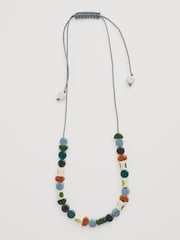 Seasalt Cornwall Green SCollan Beaded Necklace - Image 1 of 4
