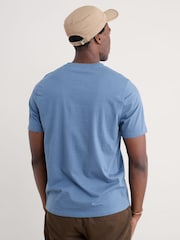 Seasalt Cornwall Blue Mens Midwatch 100% Cotton T-Shirt - Image 2 of 5