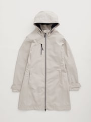 Seasalt Cornwall Natural Tall Coverack Waterproof Coat - Image 4 of 5
