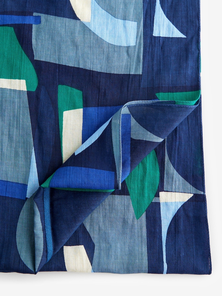 Seasalt Cornwall Blue Summer Circle Scarf - Image 4 of 4 Seasalt Cornwall Blue Summer Circle Scarf - Image 4 of 4
