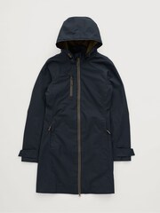 Seasalt Cornwall Blue Petite Coverack Waterproof Coat - Image 6 of 7