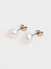 Seasalt Cornwall Gold Tone Pearl Stud Earrings - Image 1 of 4