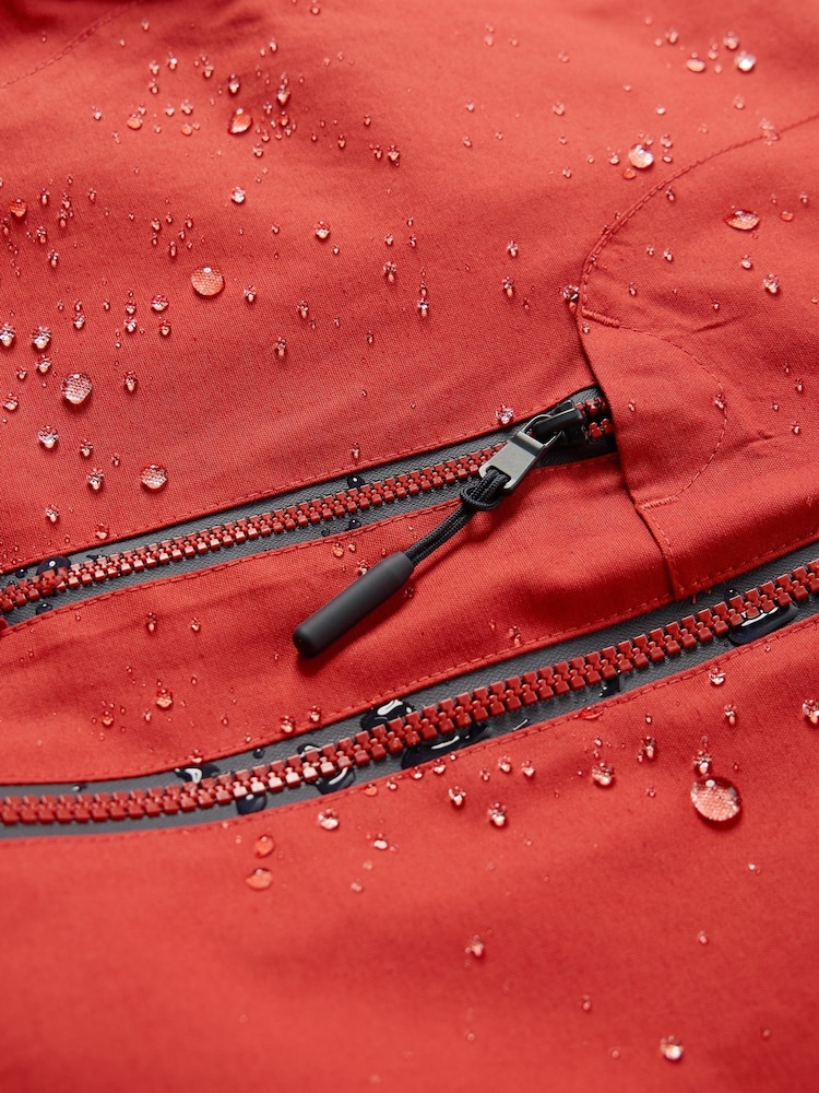Seasalt Cornwall Orange Tall Coverack Waterproof Coat - Image 5 of 5