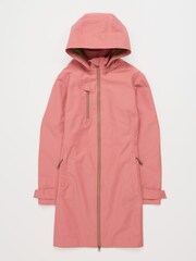 Seasalt Cornwall Pink Tall Coverack Waterproof Coat - Image 5 of 5