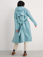 Seasalt Cornwall Blue Tall Coverack Waterproof Coat - Image 2 of 5