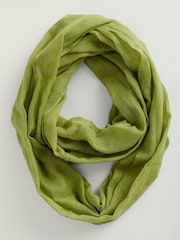 Seasalt Cornwall Green Pretty Useful Circle Scarf - Image 5 of 9