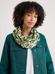 Seasalt Cornwall Green Summer Circle Scarf - Image 1 of 5