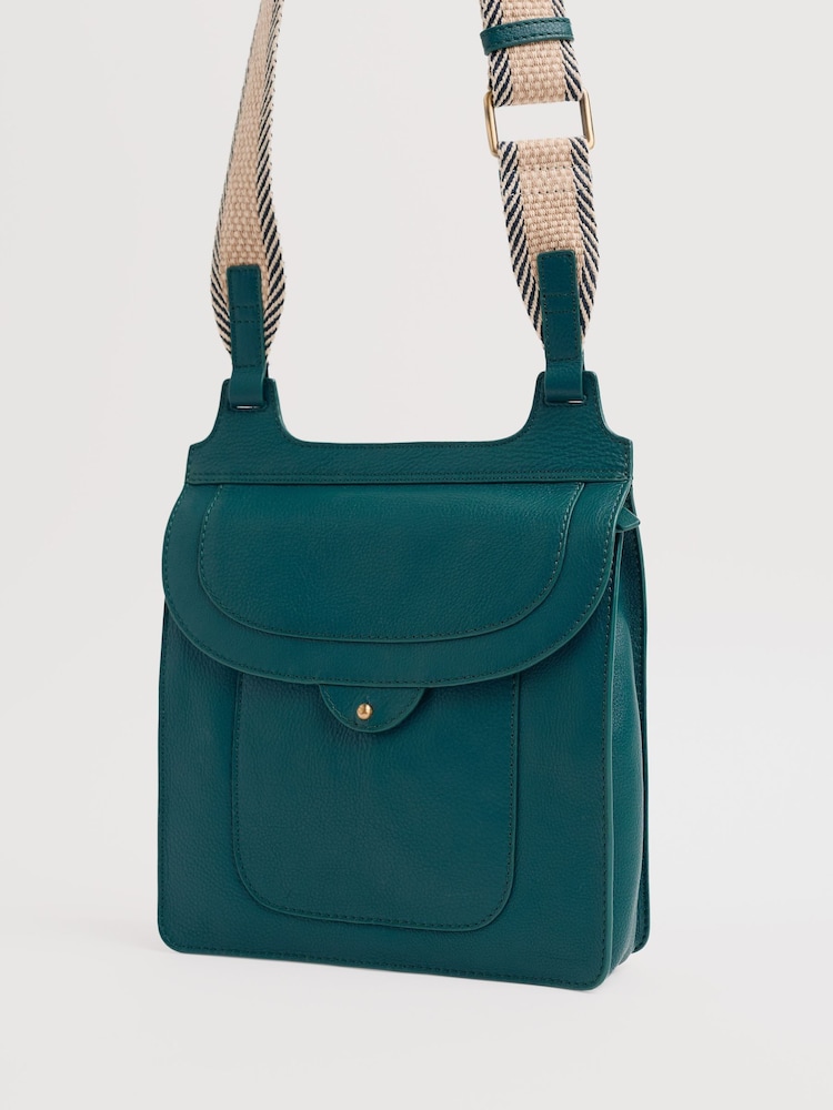 Seasalt Cornwall Blue Mennor Cross-Body Bag - Image 1 of 5 Seasalt Cornwall Blue Mennor Cross-Body Bag - Image 1 of 5