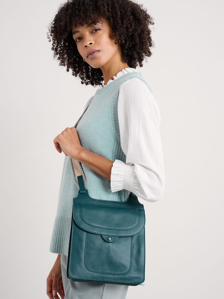 Seasalt Cornwall Blue Mennor Cross-Body Bag - Image 5 of 5