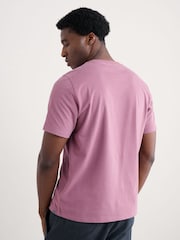 Seasalt Cornwall Pink Mens Merthen 100%  Cotton T-Shirt - Image 2 of 5