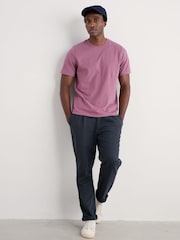 Seasalt Cornwall Pink Mens Merthen 100%  Cotton T-Shirt - Image 3 of 5