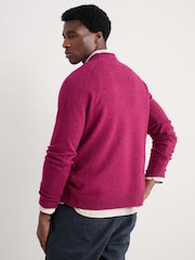 Seasalt Cornwall Purple Mens Fitcher Knitted Jumper - Image 5 of 8