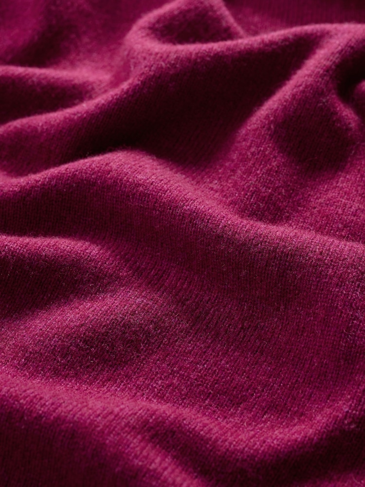 Seasalt Cornwall Purple Mens Fitcher Knitted Jumper - Image 8 of 8