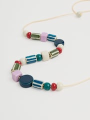 Seasalt Cornwall Green Vervain Mixed Ceramic Bead Necklace - Image 2 of 4