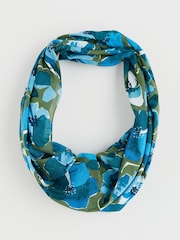 Seasalt Cornwall Blue Summer Circle Scarf - Image 1 of 4