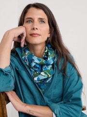 Seasalt Cornwall Blue Summer Circle Scarf - Image 4 of 4