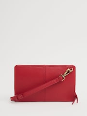 Seasalt Cornwall Red Multitude Leather Cross-Body Bag - Image 2 of 5