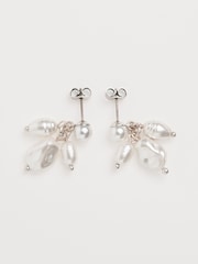 Seasalt Cornwall White Corsage Pearl and Bead Earrings - Image 1 of 4