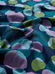 Seasalt Cornwall Blue New Everyday Circle 100% Cotton Scarf - Image 3 of 5
