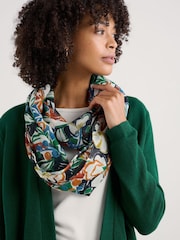 Seasalt Cornwall White Pretty Circle Scarf - Image 4 of 5