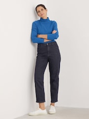 Seasalt Cornwall Blue Tall Penwith Straight Leg Jeans - Image 3 of 5