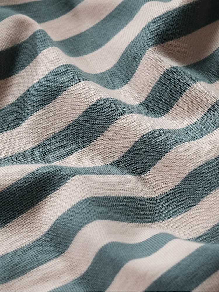 Seasalt Cornwall Green Mens Sailor 100% Cotton With Crew Neck T-Shirt - Image 5 of 5