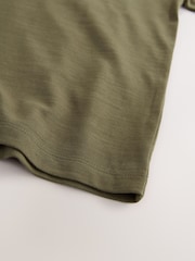 Khaki Green Relaxed Fit Long Sleeve Cosy T-Shirt (3-16yrs) - Image 8 of 8