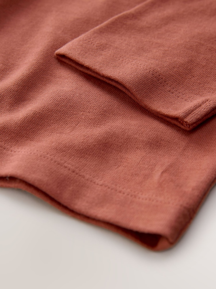 Rust Red Relaxed Fit Long Sleeve Cosy T-Shirt (3-16yrs) - Image 4 of 4 Rust Red Relaxed Fit Long Sleeve Cosy T-Shirt (3-16yrs) - Image 4 of 4