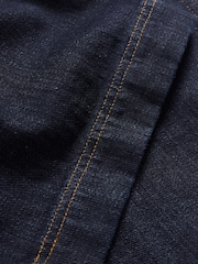 Seasalt Cornwall Blue Petite Petite Sennen Cove Wide Leg 100% Cotton Jeans - Image 5 of 5