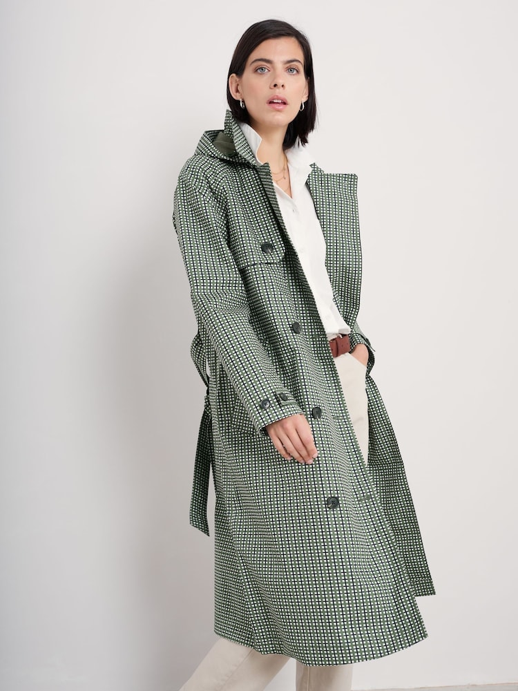 Seasalt Cornwall Blue Tall Coverack Waterproof Coat - Image 1 of 5