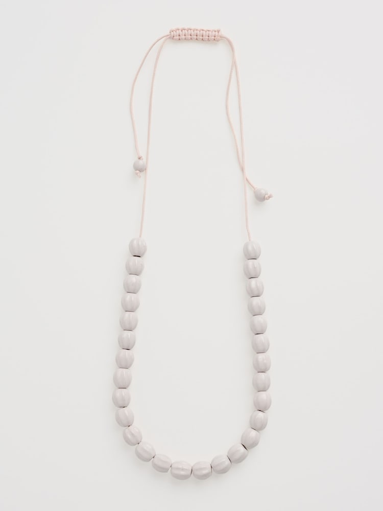 Seasalt Cornwall White Moorland Haze Bead Necklace - Image 1 of 4
