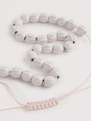 Seasalt Cornwall White Moorland Haze Bead Necklace - Image 2 of 4