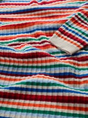 Seasalt Cornwall Green/Red Petite Multi Wall Penny Merino Dress - Image 5 of 5