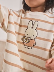 Cream Stripe Miffy Sweatshirt & Leggings Set (3mths-7yrs) - Image 2 of 11