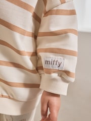 Cream Stripe Miffy Sweatshirt & Leggings Set (3mths-7yrs) - Image 4 of 11