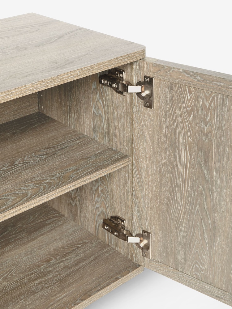 Light Oak Effect Hoxton Textured Front Large Sideboard - Image 11 of 11 Light Oak Effect Hoxton Textured Front Large Sideboard - Image 11 of 11