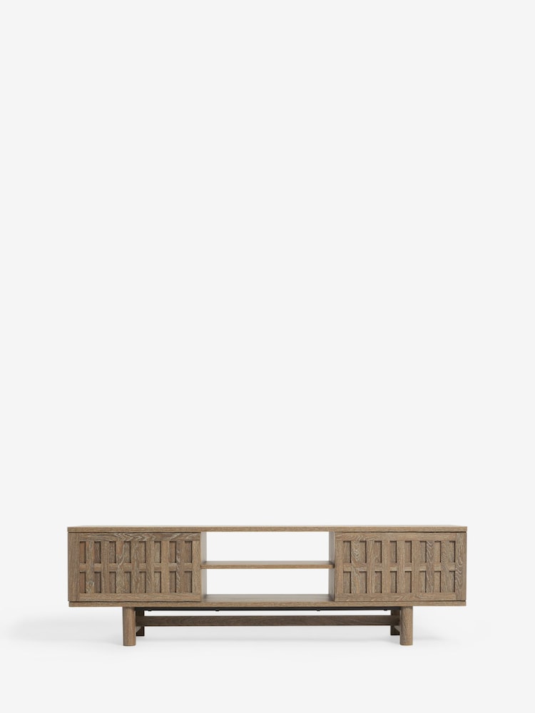 Light Hoxton Textured Front Up to 65 inch TV Unit - Image 1 of 5
